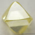 Intense Fancy Yellow 0.64 CARAT SI1 Rare Uncut Diamond in Octa Shape