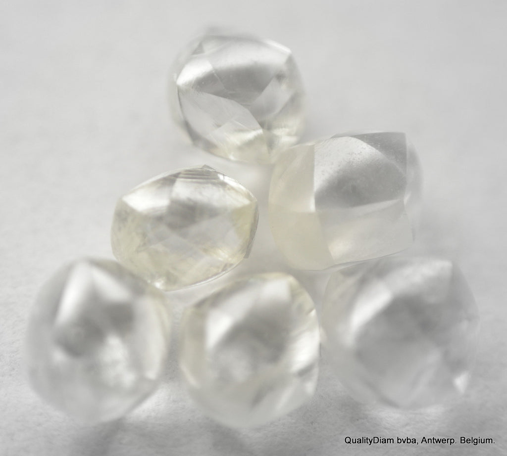 1.67 Carat Rough Diamonds Out from Diamond Mines, Natural Diamond