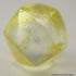 0.58 Carat Unusual Intense Fancy Yellow Raw Diamond in a Rare Tetra Shape