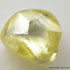 0.56 CARAT Fancy Vivid Rare Yellow Diamond in Mackle shape