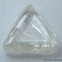 H Vs1 0.53 Carat Triangle Shape Rough Diamond Recently Mined Out Uncut Gemstone