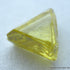 0.24 Carat Vivid Fancy Yellow Beautiful Triangle Shape Natural Diamond