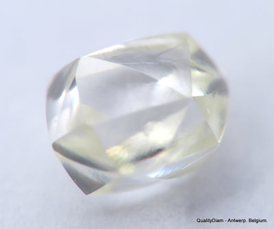 G VVS2 Real & beautiful diamond out diamond mine. natural, uncut gemstone