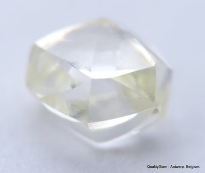 G VVS2 Real & beautiful diamond out diamond mine. natural, uncut gemstone