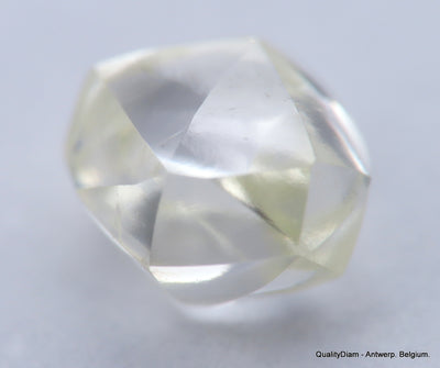 G VVS2 Real & beautiful diamond out diamond mine. natural, uncut gemstone