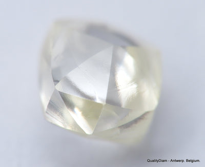 Clean White Rough Diamond High Value High Quality F Flawless Diamond 0.44 carat