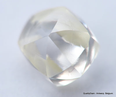 Clean White Rough Diamond High Value High Quality F Flawless Diamond 0.44 carat