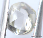 Clean White Rough Diamond High Value High Quality F Flawless Diamond 0.44 carat