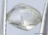 G VVS1 diamond ideal for uncut diamond jewelry. Out from a diamond mine 0.50 carat