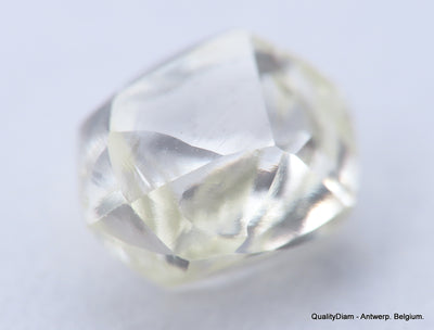 G Flawless, clean white gem diamond out from a diamond mine. Natural diamond.