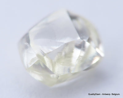 G Flawless, clean white gem diamond out from a diamond mine. Natural diamond.