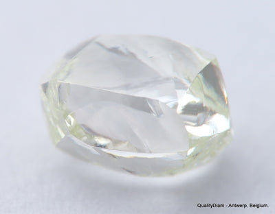 F VVS1 natural diamond ideal for uncut diamond jewelry. Out from a diamond mine 0.57 carat