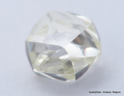 G VVS1 diamond ideal for uncut diamond jewelry. Out from a diamond mine 0.57 carat