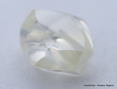 G VVS1 natural diamond ideal for uncut diamond jewelry. Out from a diamond mine. 0.83 carat