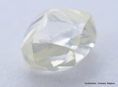 G VVS1 natural diamond ideal for uncut diamond jewelry. Out from a diamond mine. 0.83 carat