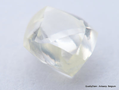 G VVS1 natural diamond ideal for uncut diamond jewelry. Out from a diamond mine. 0.83 carat