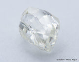 E VVS1 beautiful diamond out from a diamond mine. High quality natural diamond 0.84 carat