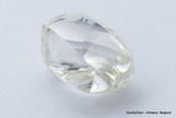 F Flawless, clean white gem diamond out from a diamond mine. Natural diamond. 0.85 carat