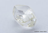 F Flawless, clean white gem diamond out from a diamond mine. Natural diamond. 0.85 carat