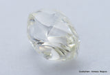 F Flawless, clean white gem diamond out from a diamond mine. Natural diamond. 0.85 carat