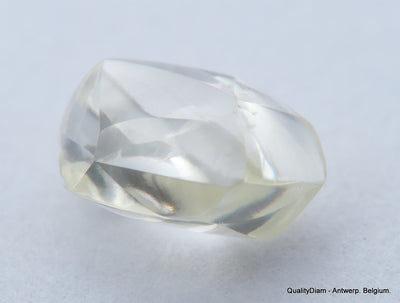 F VS2 diamond ideal for uncut diamond jewelry. Out from a diamond mine 0.85 carat