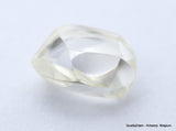 F VS2 diamond ideal for uncut diamond jewelry. Out from a diamond mine 0.85 carat