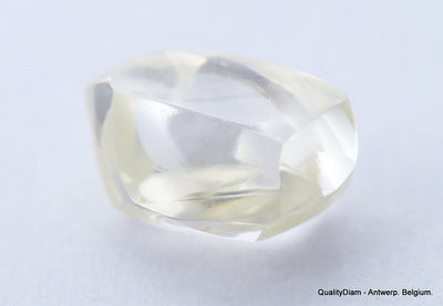 F VS2 diamond ideal for uncut diamond jewelry. Out from a diamond mine 0.85 carat