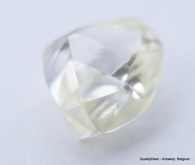 G VVS1 natural diamond ideal for uncut diamond jewelry. Out from a diamond mine. 0.86 carat