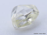 G VVS1 natural diamond ideal for uncut diamond jewelry. Out from a diamond mine. 0.86 carat