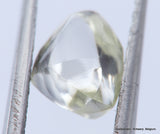 G VVS1 natural diamond ideal for uncut diamond jewelry. Out from a diamond mine. 0.86 carat