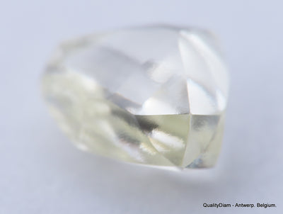 G VVS1 natural diamond ideal for uncut diamond jewelry. Out from a diamond mine. 0.86 carat