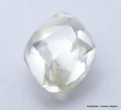 E VVS1 beautiful diamond out from a diamond mine. High quality natural diamond 0.87 carat