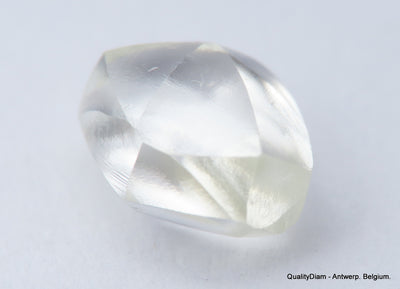 F VS1 diamond ideal for uncut diamond jewelry. Out from a diamond mine 0.86 carat