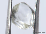 F VS1 diamond ideal for uncut diamond jewelry. Out from a diamond mine 0.86 carat