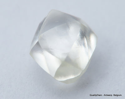 F VS1 diamond ideal for uncut diamond jewelry. Out from a diamond mine 0.86 carat