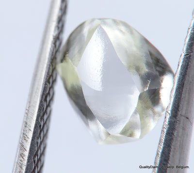 H VVS2 Real & beautiful diamond out diamond mine. natural, uncut gemstone 0.81 carat