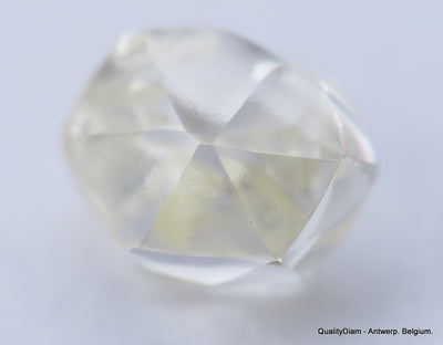 Clean White Rough Diamond High Value High Quality H Flawless Diamond 0.54 carat