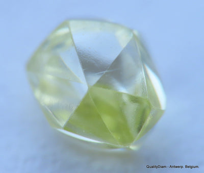 For rough diamond jewelry: 0.34 carat Fancy Yellow beautiful gem diamond