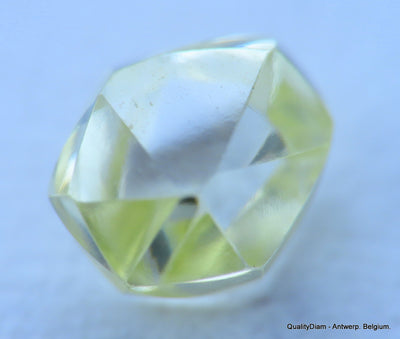 For rough diamond jewelry: 0.34 carat Fancy Yellow beautiful gem diamond