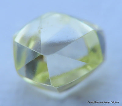 For rough diamond jewelry: 0.34 carat Fancy Yellow beautiful gem diamond