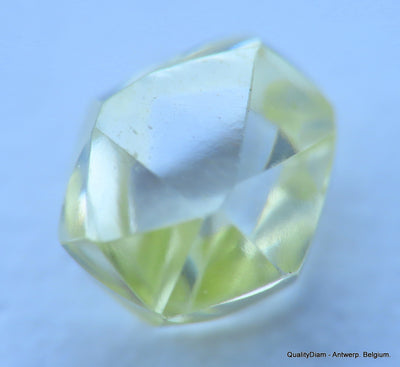 For rough diamond jewelry: 0.34 carat Fancy Yellow beautiful gem diamond