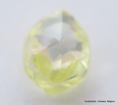 For rough diamond jewelry 0.44 carat Fancy Yellow beautiful gem diamond