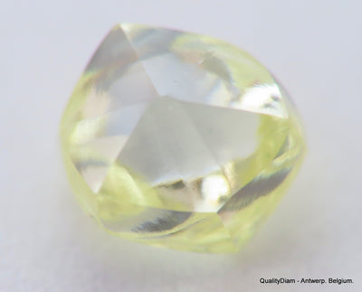 For rough diamond jewelry 0.44 carat Fancy Yellow beautiful gem diamond