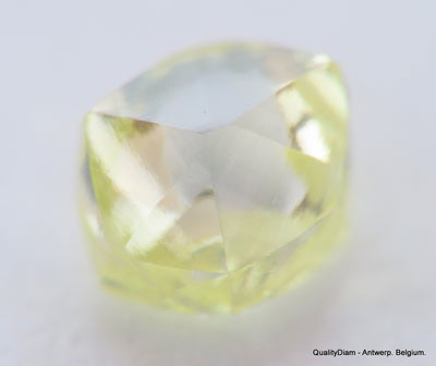 For rough diamond jewelry 0.44 carat Fancy Yellow beautiful gem diamond