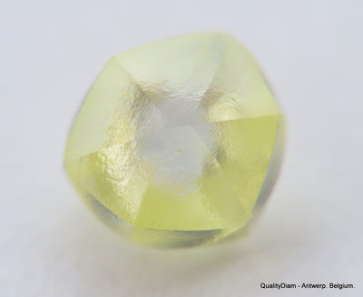 Beautiful diamond intense fancy yellow rare natural diamond mackle