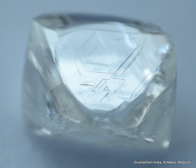 recently mined out natural diamond