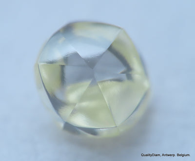 Flawless clean natural diamond uncut, raw, rough diamond out from diamond mine